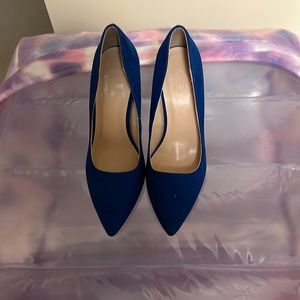Blue Velvet heels